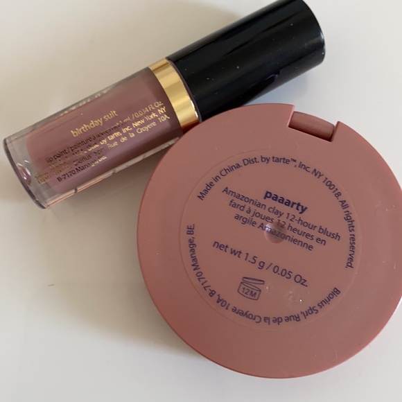 Travel size Tarte blush and lipglosss set - Picture 3 of 3